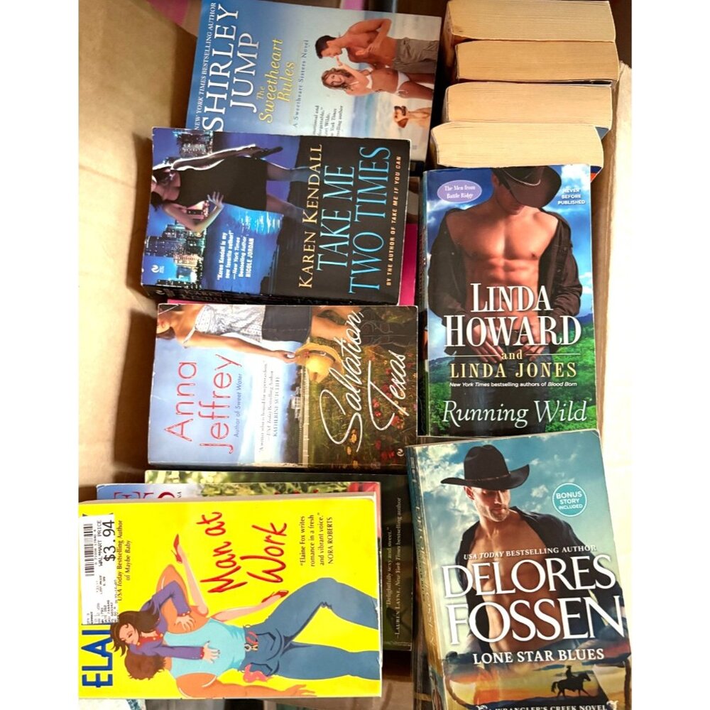 CONTEMPORARY ROMANCE Book Lot - RANDOM LOT OF 10 - Romantic PB Novels Fiction